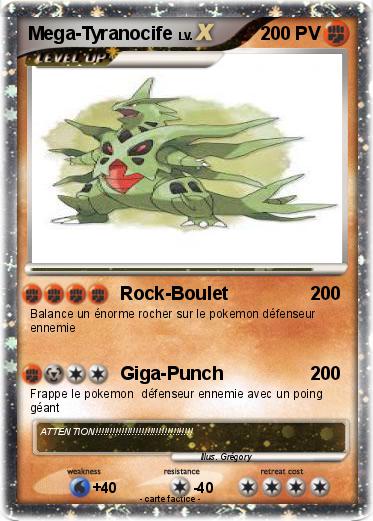 Pokemon Mega-Tyranocife