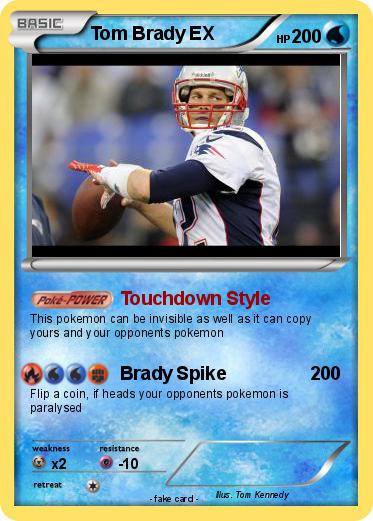 Pokemon Tom Brady EX