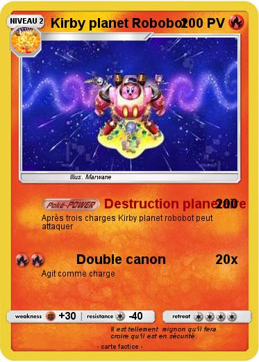 Pokemon Kirby planet Robobot