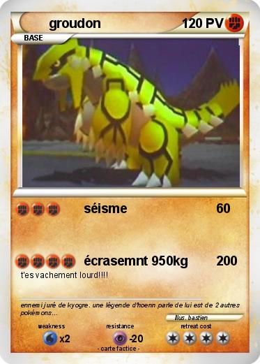 Pokemon groudon