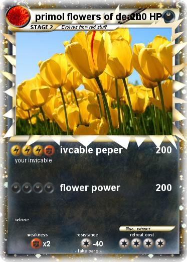 Pokemon primol flowers of death