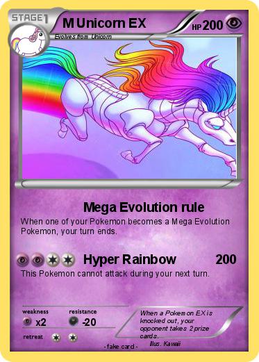 Pokemon M Unicorn EX