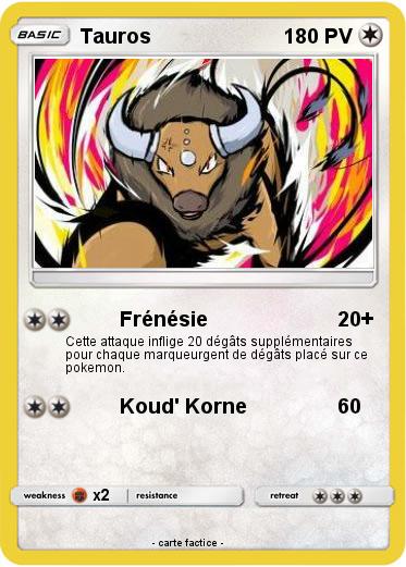 Pokemon Tauros