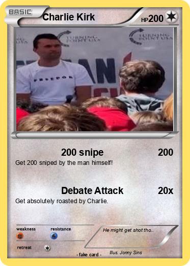 Pokemon Charlie Kirk