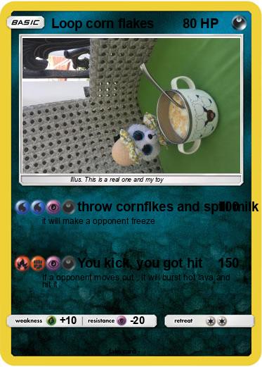 Pokemon Loop corn flakes