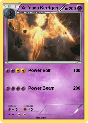Pokemon Xel'naga Kerrigan