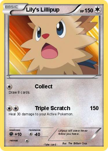 Pokemon Lily's Lillipup