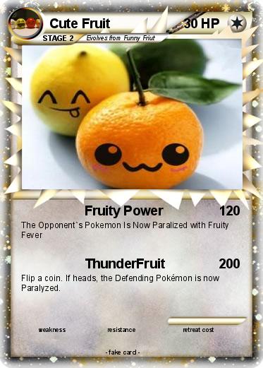 Pokemon Cute Fruit