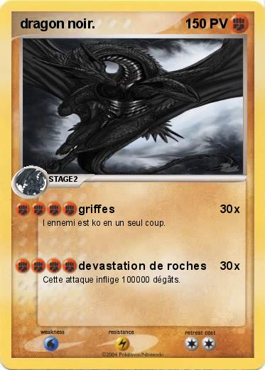 Pokemon dragon noir.