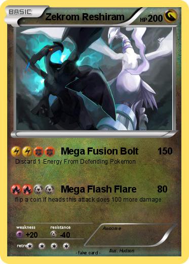 Pokemon Zekrom Reshiram