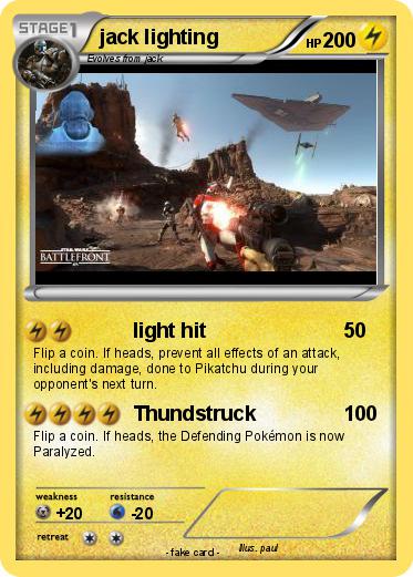 Pokemon jack lighting