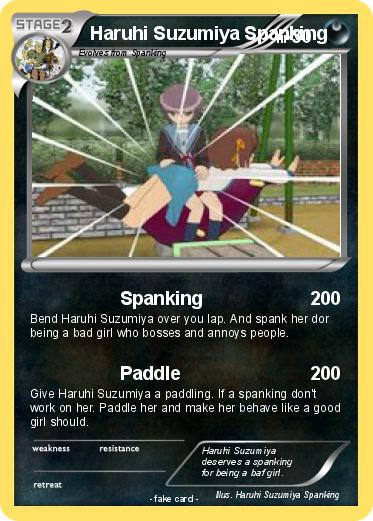 Pokemon Haruhi Suzumiya Spanking
