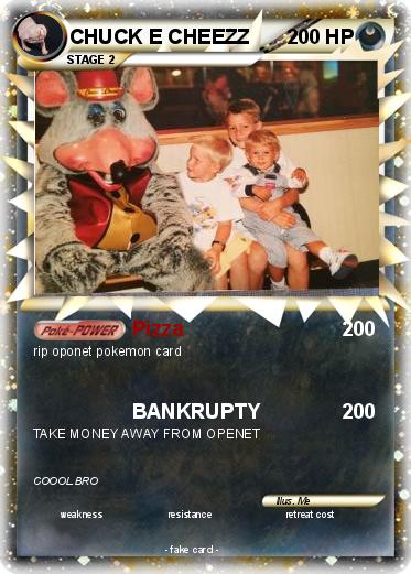 Pokemon CHUCK E CHEEZZ