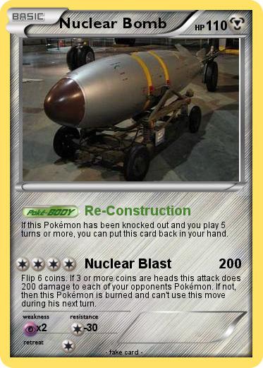 Pokemon Nuclear Bomb