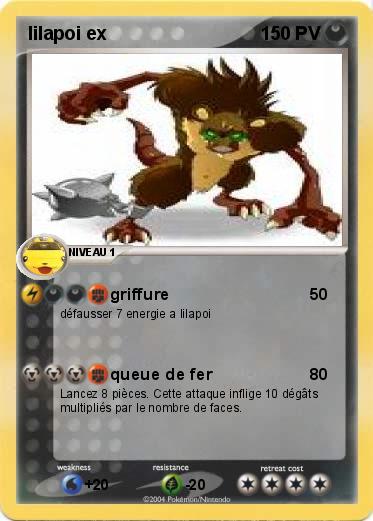 Pokemon lilapoi ex