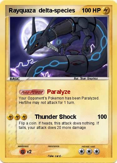 Pokemon Rayquaza  delta-species