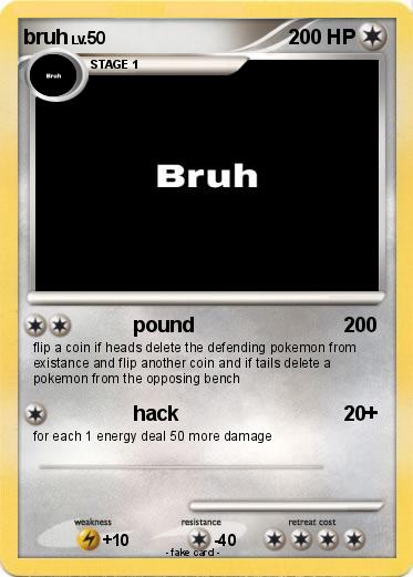 Pokemon bruh