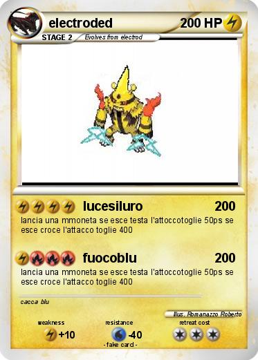 Pokemon electroded