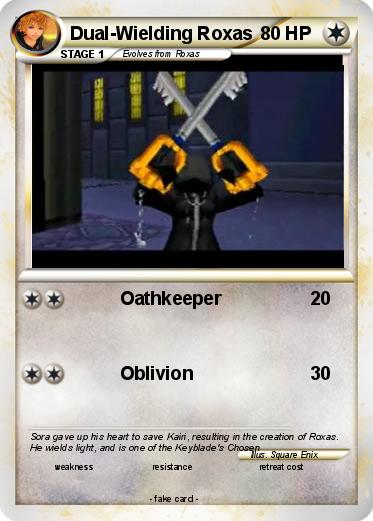 Pokemon Dual-Wielding Roxas