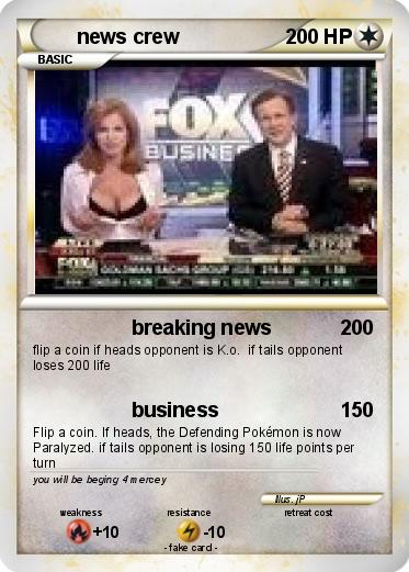 Pokemon news crew