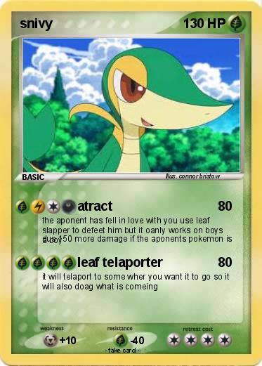 Pokemon snivy