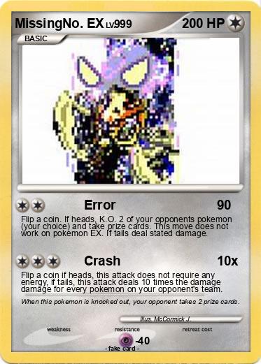 Pokemon MissingNo. EX