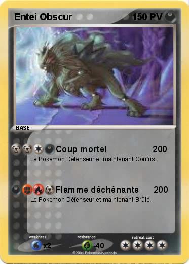 Pokemon Entei Obscur
