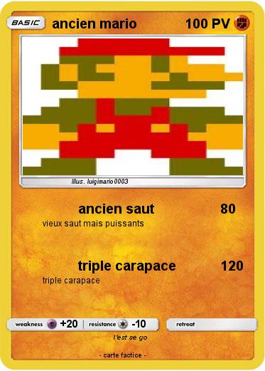 Pokemon ancien mario