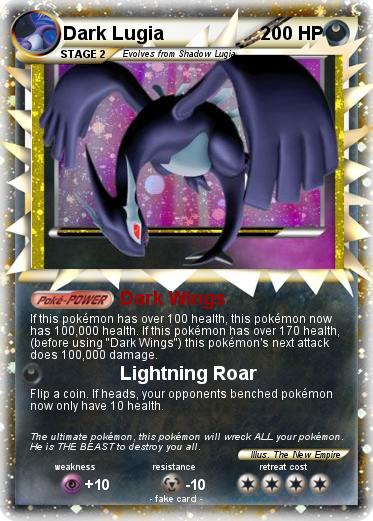 Pokemon Dark Lugia