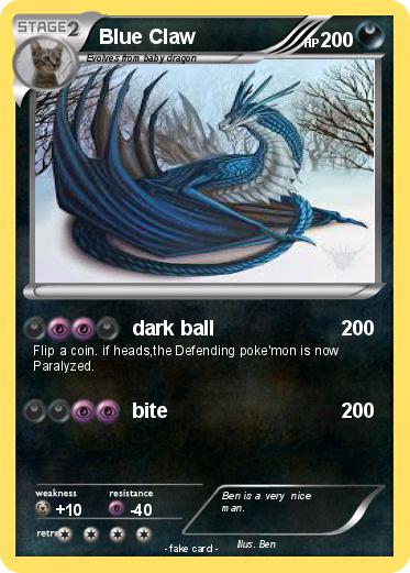 Pokemon Blue Claw