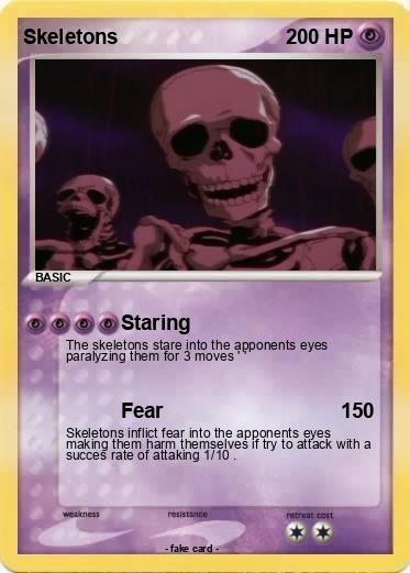 Pokemon Skeletons