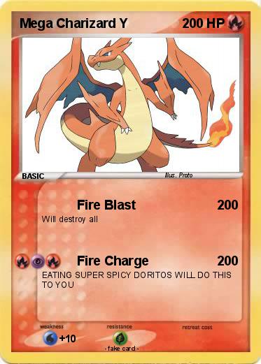 Pokemon Mega Charizard Y