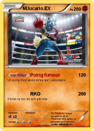 Pokemon M.lucario.EX