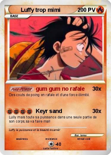 Pokemon Luffy trop mimi