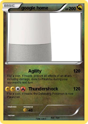 Pokemon google home
