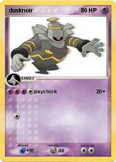 Pokemon dusknoir