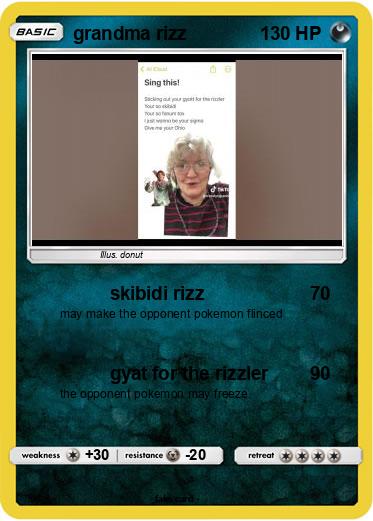 Pokemon grandma rizz