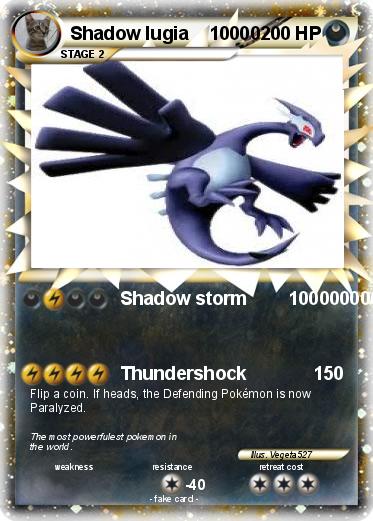 Pokemon Shadow lugia    10000