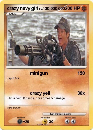 Pokemon crazy navy girl