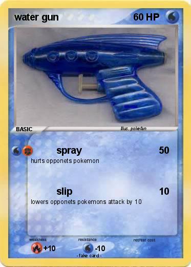 Pokemon water gun