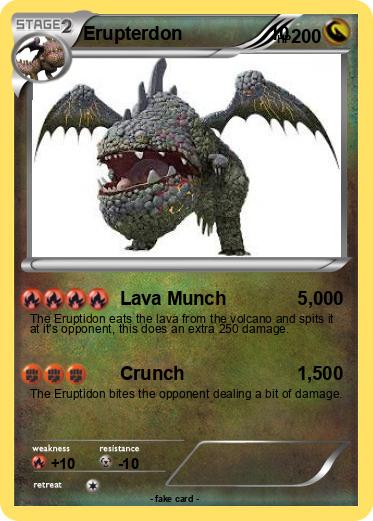 Pokemon Erupterdon                 10