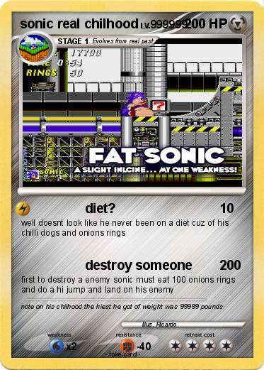 Pokemon sonic real chilhood