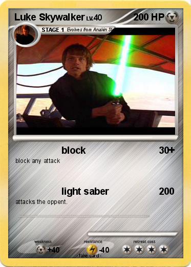 Pokemon Luke Skywalker