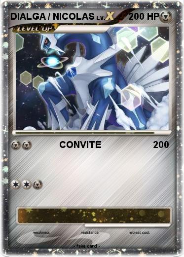 Pokemon DIALGA / NICOLAS