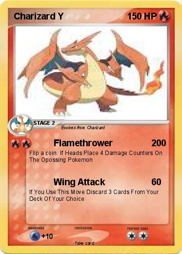 Pokemon Charizard Y