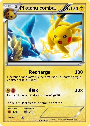 Pokemon Pikachu combat