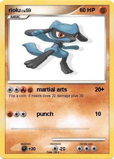 Pokemon riolu