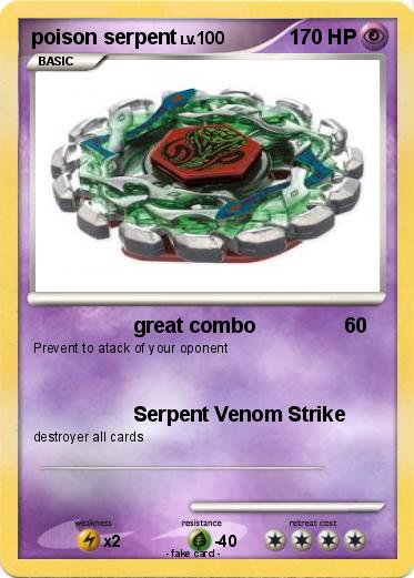 Pokemon poison serpent