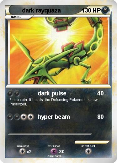 Pokemon dark rayquaza