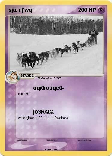 Pokemon sja. r['wq